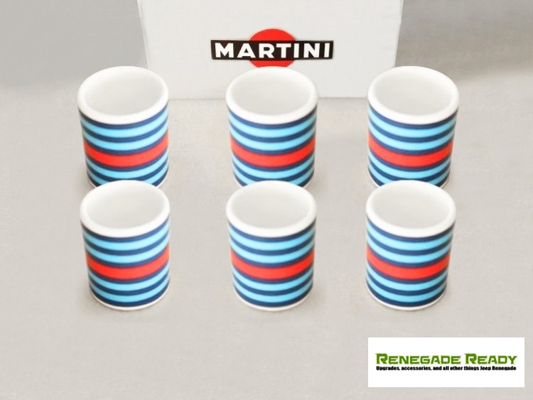 MARTINI Racing Cup Set (6) MARTINI Racing Stripes 500 MADNESS